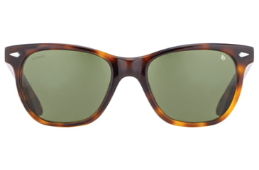 Image of USED AO Saratoga Sunglasses, Tortoise, Calobar Green AOLite Nylon Lenses, Polarized, 52-19-145 B42, SAR152ST--GNN-P, EDEMO1