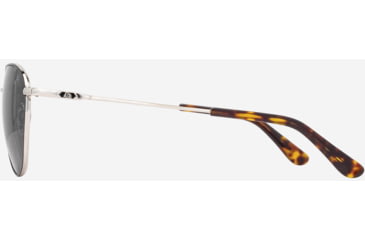 Image of AO Sebring Sunglasses - Womens, Black Silver Frame, True Color Gray AOLite Nylon Lenses, 55-19-140, SEB155STTOGYN