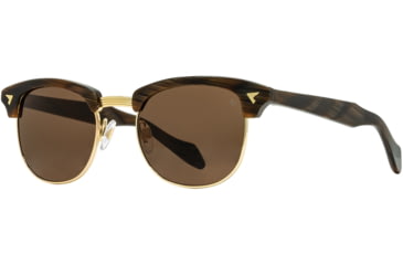 Image of AO Sirmont Sunglasses, Chocolate Gold, Cosmetan Brown AOLite Nylon Lenses, Chocolate Gold / Cosmetan Brown Polarized Lens, 53-21-145, SIR253ST--BNN-P