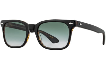 Image of AO Tournament Sunglasses, Black Tortoise, SunVogue Green Gradient AOLite Nylon Lenses, 52-20-145 B40, TOU352ST--EGN