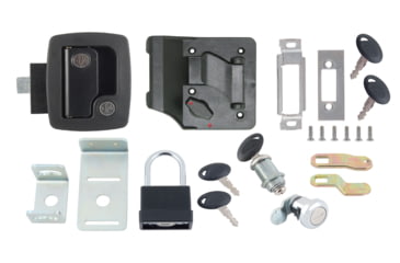 Image of AP Products RV Door Lock Keyed Alike Kit - Premium, Black, 013-6202