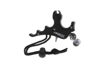 Image of TruGlo Surge Thumb-Activated Hand-Held Release, 4 Finger, Black, TG-AG2904B