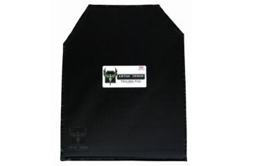 Image of AR500 Armor 11x14 Gen 2 Blunt Force ASC Trauma Pad, Black TPAD11X14