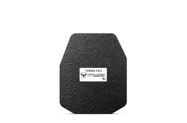 Image of AR500 Armor Level III+ 10x12 ASC Left Handed Multi-Curve Body Armor Plate, Build-Up PAXCON Coating, Black, 9444