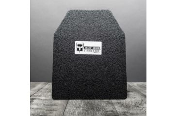 Image of AR500 Armor Level III 11x14 ASC Multi-Curve Body Armor Plate, Base PAXCON Coating, Black 311X14CR