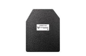 Image of AR500 Armor Level III 11x14 ASC Multi-Curve Body Armor Plate, Base PAXCON Coating, Black, 9228