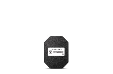 Image of AR500 Armor Level III+ 6x8 Multi-Curve Lightweight Side Armor Plate, Build-Up PAXCON Coating, Black, 9189