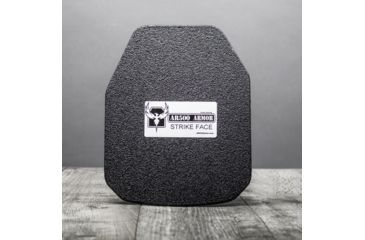 Image of AR500 Armor Level III+ 8x10 ASC Multi-Curve Body Armor Plate, Base PAXCON Coating, Black 3+8X10CR