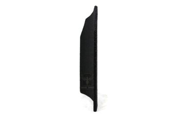 Image of AR500 Armor Level IIIA 10x12 Lightweight Steel ASC Curved Body Armor Plate, Build-Up PAXCON Coating, Black 3A10X12CB