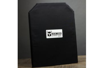 Image of AR500 Armor Level IIIA 11x15 Hybrid Soft Backpack Armor Plate, Black 3A11X15H