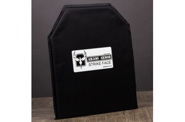 Image of AR500 Armor Level IIIA 8x10 Hybrid ASC Soft Body Armor Plate, Black 3A8X10H