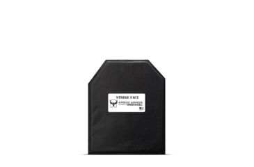 Image of AR500 Armor Level IIIA 8x10 Hybrid ASC Soft Body Armor Plate, Black, 9286