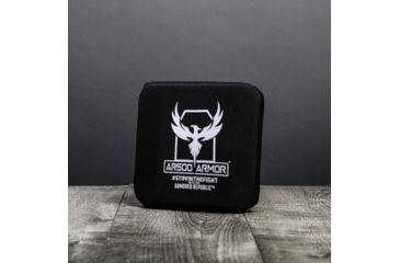 Image of AR500 Armor Level IV 6x6 Side Armor Plate, Black 46X6
