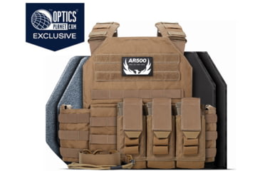 Image of USED AR500 Armor Testudo Lite Plate Carrier Bundle, Coyote, 11468, EDEMO1
