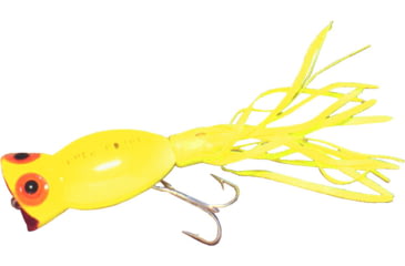 Image of Arbogast Hula Popper Topwater Popper, 1 1/4in, 3/16 oz, Floating, Black, G730-02