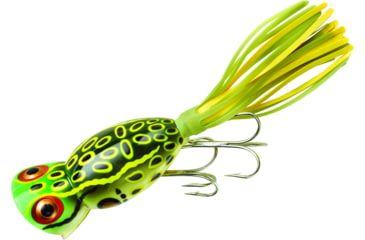 Image of Arbogast Hula Popper Topwater Popper, 2 1/4in, 5/8 oz, Floating, Bull Frog, G750-509