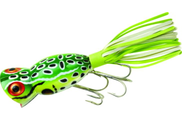 Image of Arbogast Hula Popper Topwater Popper, 2in, 3/8 oz, Floating, Leopard Frog, G760-507