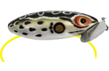 Image of Arbogast Jitterbug Topwater Lure, 3in, 5/8 oz, Floating, Cricket Frog, G650-508