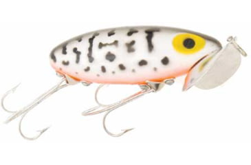 Image of Arbogast Jointed Jitterbug Topwater Lure, 3 1/2in, 5/8 oz, Floating, Coach Dog/OB, G670-09