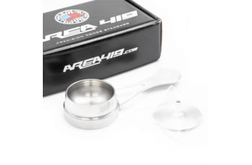 Image of Area 419 Powder Cup for RCBS Chargemaster 1501, Raw Aluminum, 419-CM1500CUP