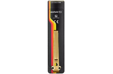 Image of Olight Arkfeld Pro Black/Racing Stripes 1/15/100/420/1,300 Lumens, White LED, Green Laser, UV Light, ARKFELD-PRO-C3R-RSC