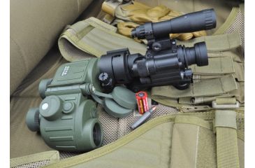 Image of Armasight CO-Mini Ghost MG Night Vision Mini Clip-On System Gen 3 Ghost White Phosphor w/Manual Gain