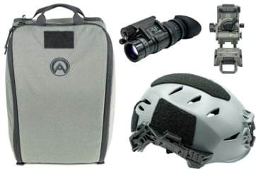 Image of Armasight PVS-14 Premium Kit - PVS-14 Multi-Purpose Night Vision Monocular, Night Vision Helmet Bag, G95 Mount, EXFIL LTP Bump Helmet Rail 3.0, XL 