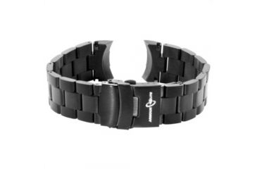 Image of Armourlite ColorBurst Watch Band - Stainless Steel Bracelet, Black, Small AL200BLK
