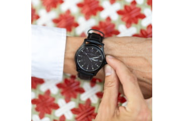 Image of Armourlite Field Series AL115 Swiss Made Tritium Illuminated Watch with Shatterproof Armourglass, Black Case, Blackout Dial, 42mm, AL115