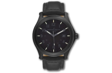 Image of Armourlite Field Series AL115 Swiss Made Tritium Illuminated Watch with Shatterproof Armourglass, Black Case, Blackout Dial, 42mm, AL115