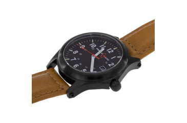 Image of Armourlite Field Series AL124 Swiss Made Tritium Illuminated Watch with Shatterproof Armourglass, Black Case, Black Dial, White Numbers, 42mm, AL124