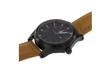 Image of Armourlite Field Series AL125 Swiss Made Tritium Illuminated Watch with Shatterproof Armourglass, Black Case, Blackout Dial, 42mm, AL125