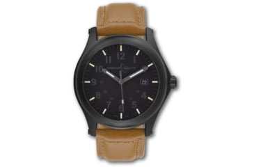 Image of Armourlite Field Series AL125 Swiss Made Tritium Illuminated Watch with Shatterproof Armourglass, Black Case, Blackout Dial, 42mm, AL125