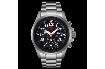 Image of Armourlite Officer Series Stainless Steel Chronograph Watch, Black/Silver AL812