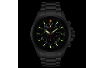 Image of Armourlite Officer Series Stainless Steel Chronograph Watch, Black/Silver AL812