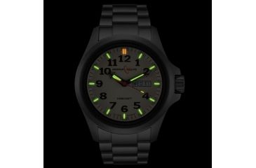 Image of Armourlite Officer Series Stainless Steel Tan Dial Watch, Tan/Silver AL815