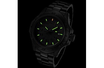 Image of Armourlite Phantom Shatterproof Scratch Resistant Glass Tritium Watch, Black, Swiss, Small AL48
