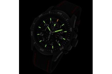 Image of Armourlite Professional Series Chronograph Watch with Kevlar Watch Band, Black, Black-Red, Small AL43-KBR