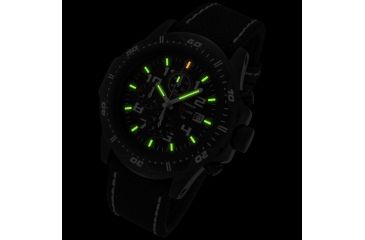 Image of Armourlite Professional Series Chronograph Watch with Kevlar Watch Band, Black, Black-White, Small AL43-KBW