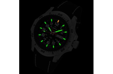 Image of Armourlite Professional Series Chronograph Watch with Kevlar Watch Band, Silver, Black-White, Small AL47-KBW