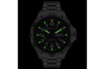 Image of Armourlite Professional Series Tritium Watch, 47mm Case, Ronda 517 Quartz Movement, Silver/Black/White AL1401
