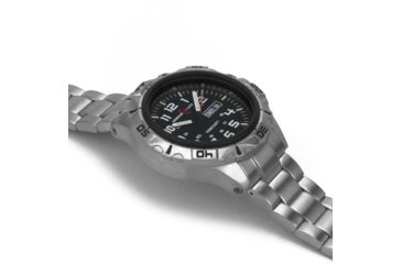 Image of Armourlite Professional Series Tritium Watch, 47mm Case, Ronda 517 Quartz Movement, Silver/Black/White AL1401