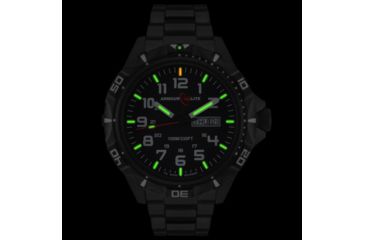 Image of Armourlite Professional Series Tritium Watch, 47mm Case, Ronda 517 Quartz Movement, Black/White AL1402