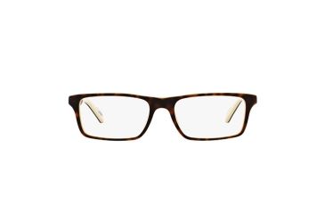 Image of Arnette Auxilary Eyeglasses, Matte Havana on Beige-Matte Black Frame-AN7051-0951