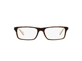 Image of Arnette Auxilary Eyeglasses, Matte Havana on Beige-Matte Black Frame-AN7051-0953