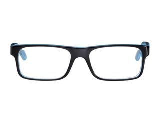 Image of Arnette Buddy Eyeglasses, Black/Turquoise Frame-AN7063-0651