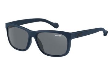 Image of Arnette Slacker Sunglasses, Fuzzy Navy Frame, Grey Lens AN4196-05