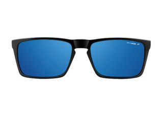 Image of Arnette Specialist Sunglasses, Black Frame, Polarized Blue Mirror Lens-AN4204-01