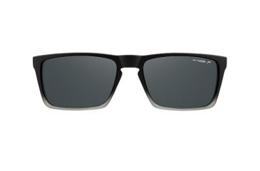 Image of Arnette Specialist Sunglasses, Fuzzy Black To Translucent Grey Frame, Polarized Grey Lens-AN4204-05