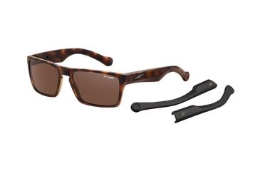 Image of Arnette Specialist Sunglasses, Fuzzy Havana Frame, Brown Lens-AN4204-04